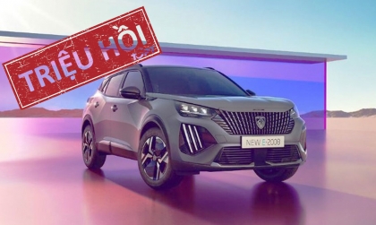 Triệu hồi Peugeot 2008 trên toàn cầu do lỗi hệ thống chống trộm