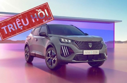 Triệu hồi Peugeot 2008 trên toàn cầu do lỗi hệ thống chống trộm
