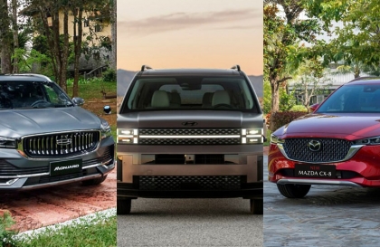 Geely Monjaro có phải đối thủ của Hyundai Santa Fe và Mazda CX-8 tại thị trường Việt Nam