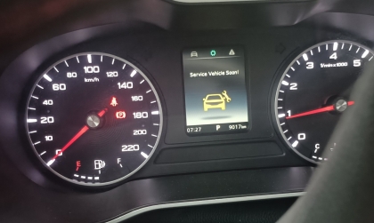 MG ZS hiện biểu tượng này lên là vấn đề gì?