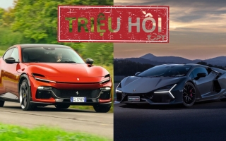 Siêu xe Ferrari Purosangue và Lamborghini Revuelto bị triệu hồi tại Mỹ
