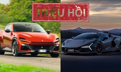 Siêu xe Ferrari Purosangue và Lamborghini Revuelto bị triệu hồi tại Mỹ