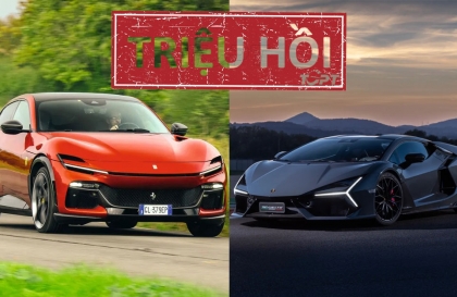 Siêu xe Ferrari Purosangue và Lamborghini Revuelto bị triệu hồi tại Mỹ