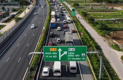 Cấm xe tải và xe khách trên làn trái tại hai cao tốc Hà Nội - Hải Phòng và Pháp Vân - Cầu Giẽ
