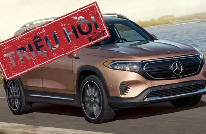 Triệu hồi xe điện Mercedes-Benz EQB tại Mỹ do lỗi cụm pin
