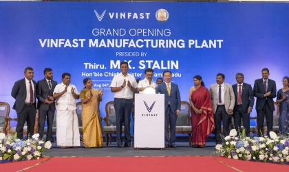 VinFast chính thức khánh thành nhà máy lắp ráp ô tô điện đầu tiên ở nước ngoài