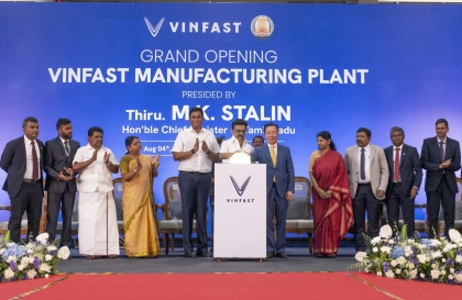 VinFast chính thức khánh thành nhà máy lắp ráp ô tô điện đầu tiên ở nước ngoài