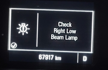 Lỗi này trên đồng hồ Chevrolet Trailblazer là do đâu?