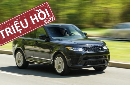 Land Rover mở rộng triệu hồi Range Rover và Range Rover Sport vì lỗi treo trước