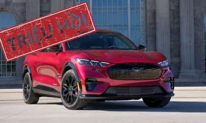 Ford Mustang Mach-E bị triệu hồi tại Mỹ do lỗi cụm đèn trước