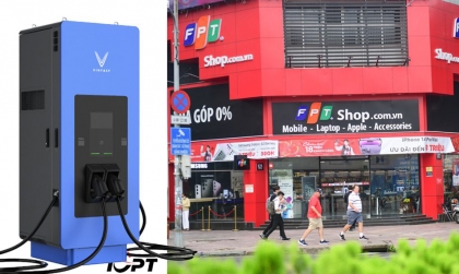 Trạm sạc và trạm đổi pin cho VinFast sẽ được đặt tại hệ thống FPT Shop trên toàn quốc