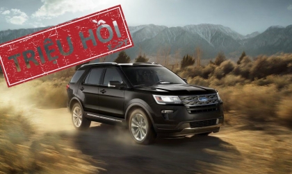 Triệu hồi Ford Explorer trên toàn cầu do lỗi dây đai an toàn