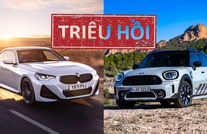 Triệu hồi loạt xe BMW và MINI trên toàn cầu do nguy cơ bốc cháy