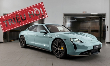 Porsche Việt Nam triệu hồi Taycan do lỗi phần mềm pin