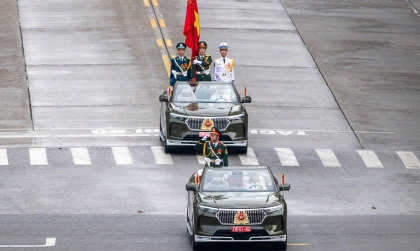 VinFast VF 9 vinh dự góp mặt trong đoàn xe phục vụ Lễ diễu binh kỷ niệm 80 năm Quốc khánh