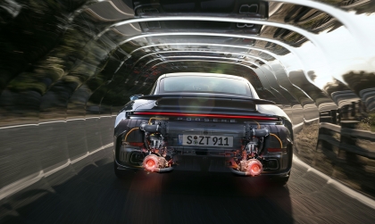 Porsche 911 Turbo S 2026 - Mạnh hơn cả McLaren W1 nhờ cặp đôi eTurbo