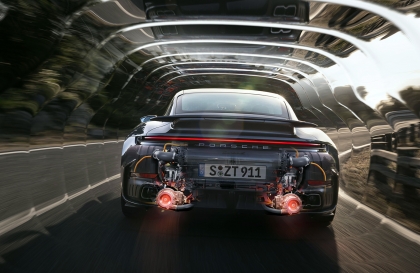 Porsche 911 Turbo S 2026 - Mạnh hơn cả McLaren W1 nhờ cặp đôi eTurbo