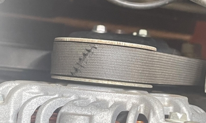 Dây curoa xe Xpander bị đứt chỉ thế này có nguy hiểm không?