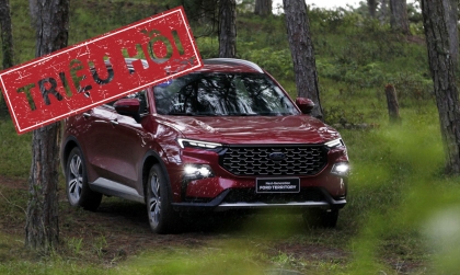 Triệu hồi Ford Territory vì lỗi trụ lái