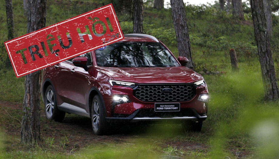 Triệu hồi Ford Territory vì lỗi trụ lái