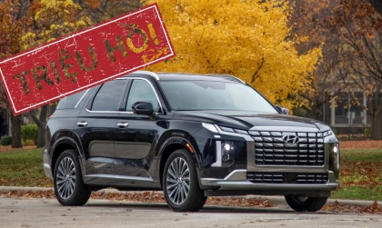 Triệu hồi Hyundai Palisade do lỗi chốt dây đai an toàn