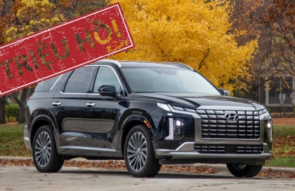 Triệu hồi Hyundai Palisade do lỗi chốt dây đai an toàn