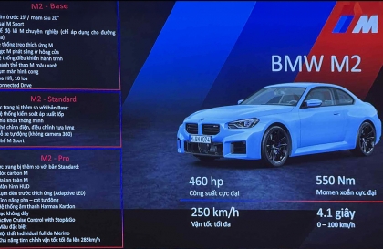 Gom đủ bộ sedan hiệu năng cao, BMW sẽ đưa M2 về Việt Nam