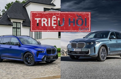 Triệu hồi BMW X5 và X7 do vấn đề kính chắn gió