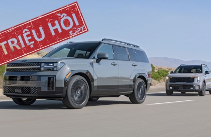 Hyundai Santa Fe và KIA Sorento bị triệu hồi loạt do lỗi động cơ