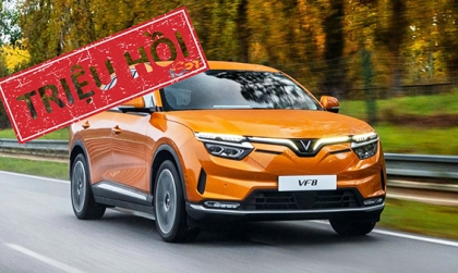 Xe Xanh: VinFast triệu hồi VF 8 tại Mỹ vì lỗi hệ thống ADAS