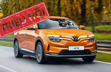 Xe Xanh: VinFast triệu hồi VF 8 tại Mỹ vì lỗi hệ thống ADAS