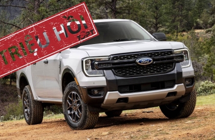 Triệu hồi Ford Ranger do lỗi túi khí rèm