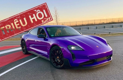 Mở rộng đợt triệu hồi Porsche Taycan và Panamera trên toàn cầu do lỗi hệ thống treo