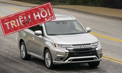 Triệu hồi Mitsubishi Outlander do lỗi cửa cốp