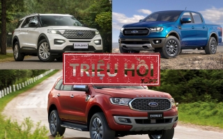 Triệu hồi Ford Ranger, Everest và Explorer tại Việt Nam do lỗi phần mềm