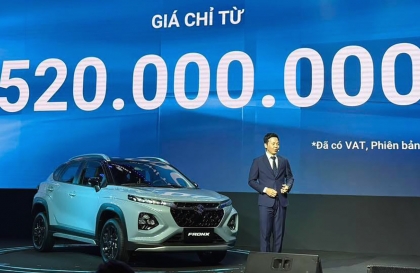 Suzuki Fronx ra mắt tại Việt Nam, giá từ 520 triệu đồng