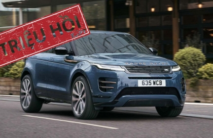 Triệu hồi Range Rover Evoque do nguy cơ lỗi hệ thống truyền động 