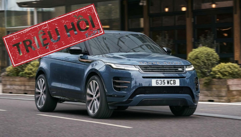 Triệu hồi Range Rover Evoque do nguy cơ lỗi hệ thống truyền động