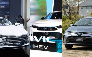 BYD Seal 5, Honda Civic và Toyota Corolla Altis - Đâu là Sedan Hybrid hạng C cho người muốn trải nghiệm?