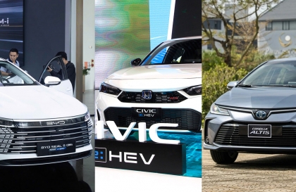 BYD Seal 5, Honda Civic và Toyota Corolla Altis - Đâu là Sedan Hybrid hạng C cho người muốn trải nghiệm?