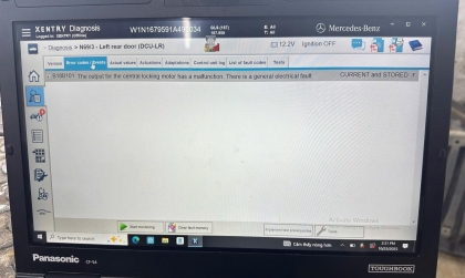 Cho em hỏi vấn đề lỗi ổ khóa cửa sau xe GLS 450 với các bác