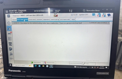 Cho em hỏi vấn đề lỗi ổ khóa cửa sau xe GLS 450 với các bác