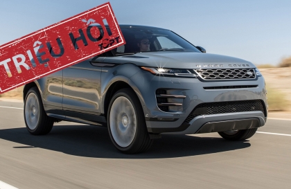 Triệu hồi Range Rover Evoque do camera lùi không hiển thị hình ảnh trên màn hình