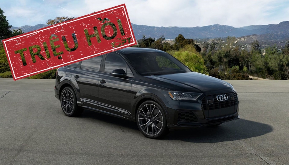 Triệu hồi Audi Q7 do lỗi pin điện có thể gây cháy xe