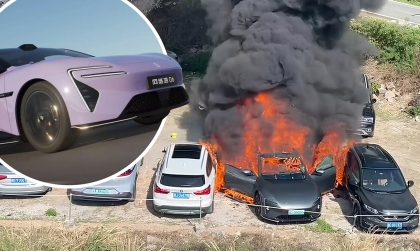 SUV điện liên doanh Changan-Huawei bốc cháy khi mới đi hơn 1.000 km: Nguyên nhân do phụ kiện?