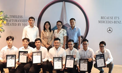 Mercedes-Benz Việt Nam kết hợp trường dạy nghề đẩy mạnh đào tạo kỹ thuật viên chất lượng cao