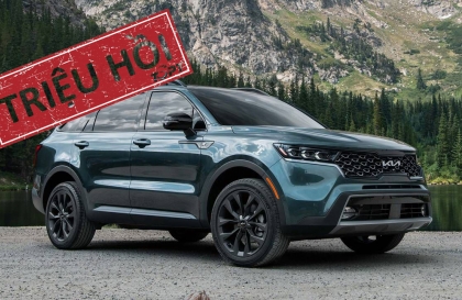 Triệu hồi KIA Sorento có nguy cơ cháy xe do lỗi hệ thống dây điện
