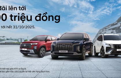 Hyundai Thành Công tung ưu đãi mùa bán hàng cuối năm: Bảo hành 8 năm và hỗ trợ tài chính tới 200 triệu đồng