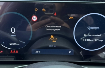 Đồng hồ Hyundai Tucson báo lỗi gì thế các bác?