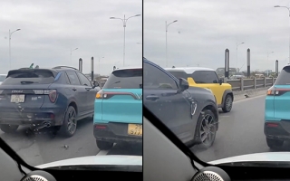 Clip TNGT: Lynk & Co 01 thử độ cứng của Bé Ba - VinFast VF 3